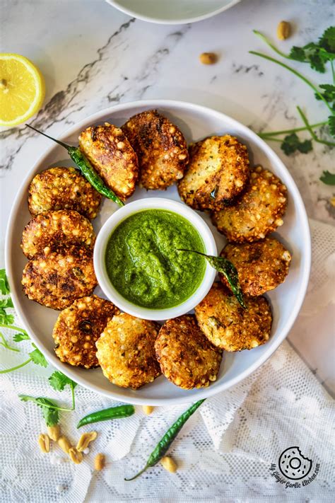 Crispy Sabudana Vada Recipe Fried Baked Air Fryer Version