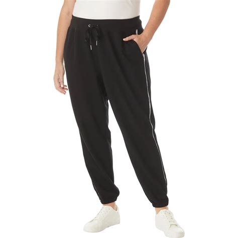 Calvin Klein Performance Plus Size Minimal Logo Tape Drawcord Sweatpants Pants Clothing