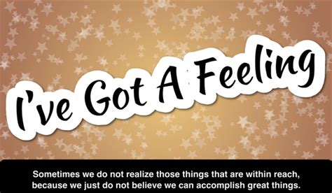 I've Got A Feeling | Leadership Bulletin