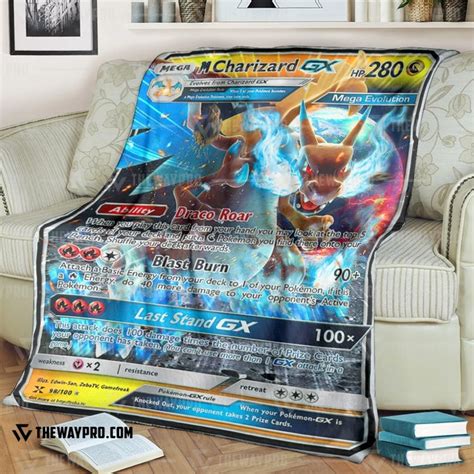 Anime Pokemon Charizard And Braixen Gx Blanket Hot Sale 2024