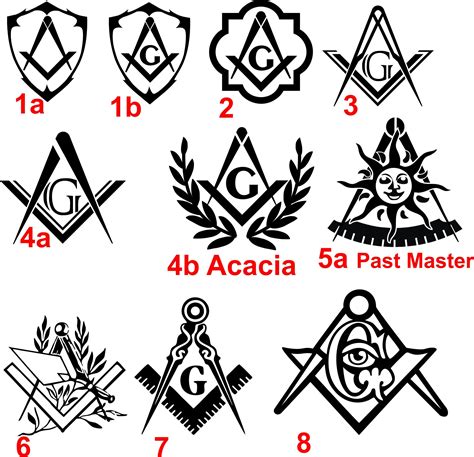 Masonic Decals Freemason Scottish Rite Shrine York Rite Etsy