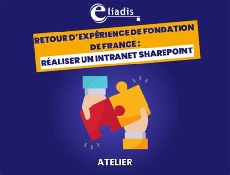 Intranet Sharepoint Retour D Exp Rience De Fondation De France Eliadis