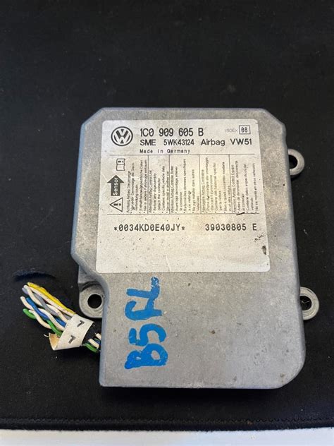 Modul Sensor Airbag Vw Passat B C B K Dzierzyn Ko Le