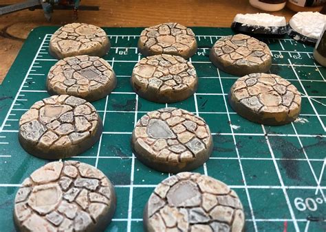 Custom Sandstone Miniature Bases