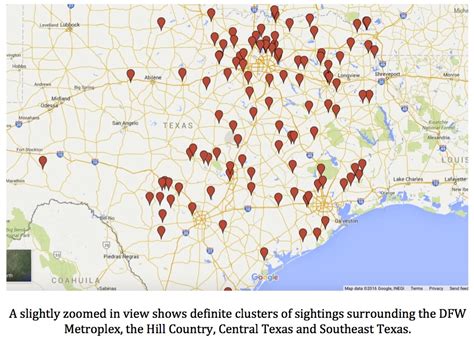 Texas Cryptid Hunter: Black Panther Distribution Map Now Online