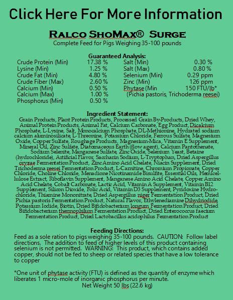 Ralco Shomax Surge Jacoby Feed And Seed