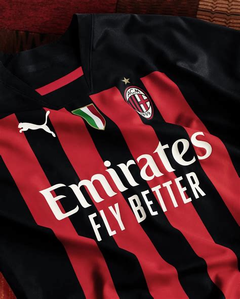 Puma And Ac Milan Dévoilent Le Maillot Domicile 2022 2023 Essential Homme