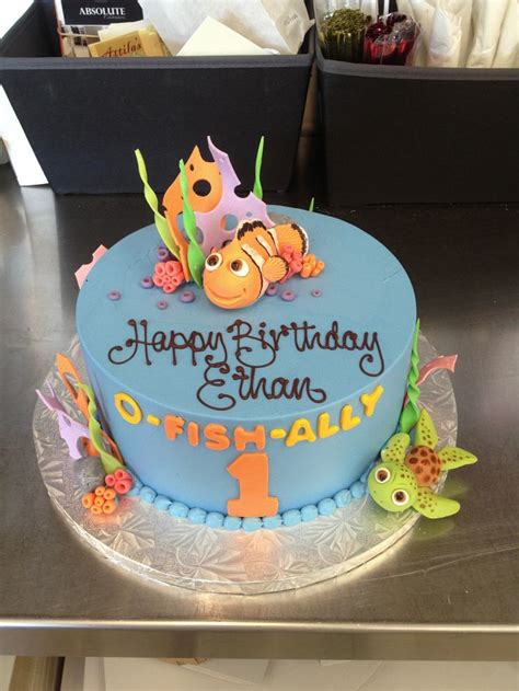 Finding Nemo Birthday Cake With His Best Bud Squirt Cafeattila