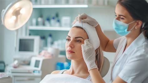 Premium Photo Cosmetologist Doctor Dermatologist In A Beauty Clinic