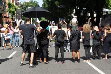 Premium Photo Protesters Protest Against Violence Racism And President Jair Bolsonaro