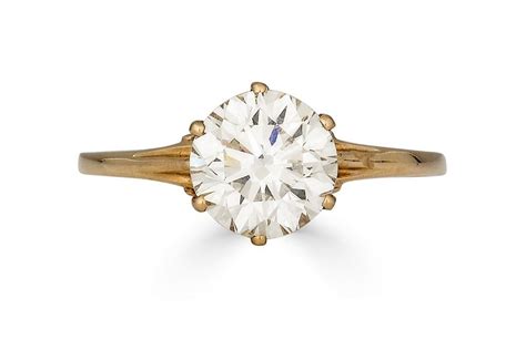 Charming Diamond Solitaire Ring — Gray & Davis: Antique & Custom Jewelry