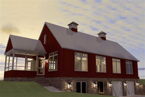 Modern Barn Style House Plan 44103td Architectural Designs House Plans