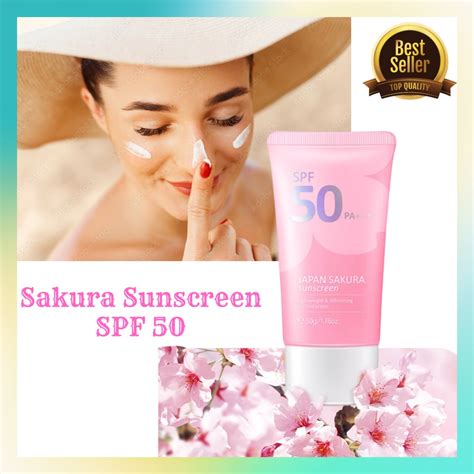 Sakura Sunscreen Spf 50 Pa Face And Body Sunblock Waterproof