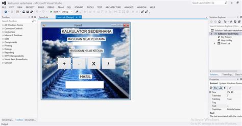 Cara Membuat Aplikasi Kalkulator Pc Sederhana Dengan Visual Studio