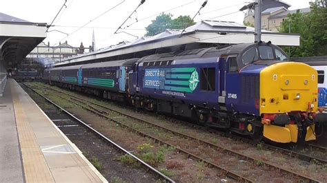 Direct Rail Services Class 37 Departing Norwich 11 5 16 Youtube