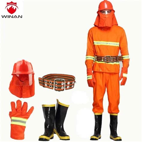 Firefighter Suits High Quality Fire Firefighting Retardant Men Clothing