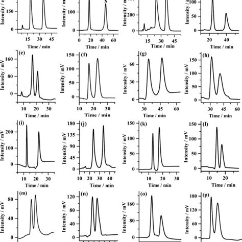 Hplc Chromatograms Obtained On The Cop 1 Packed Column For The Download Scientific Diagram