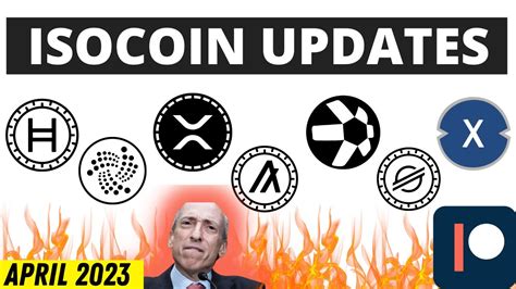 ISOCOIN UPDATE APRIL 2023 GARY GENSLER ANHÖRUNG RIPPLE XRP XLM