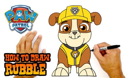 Paw Patrol Marshall Drawing At PaintingValley Explore Collection