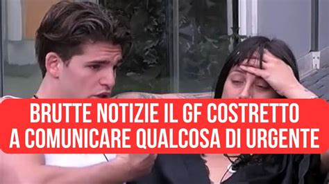 Grande Fratello Brutte Notizie Per Paolo E Letizia Preoccupazione Per