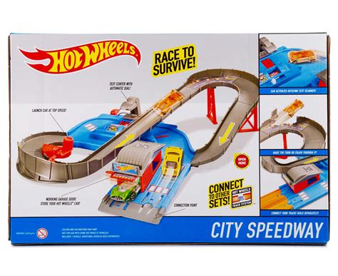 Hot Wheels City Speedway Playset Catch Au