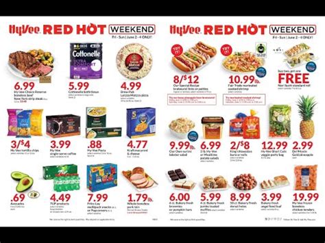 Hy Vee Red Hot Mega 3 Day Weekend Sale Ad Flyer 06 02 2023 06 04 2023