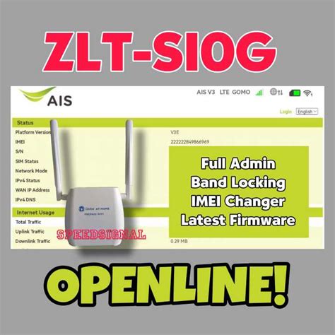 Zlt S G Modem Router Openline Ais V Prepaid Wifi Lazada Ph