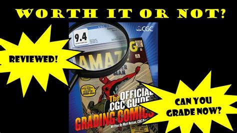 Cgc Official Guide To Comic Book Grading Review Worth It Or Not Youtube