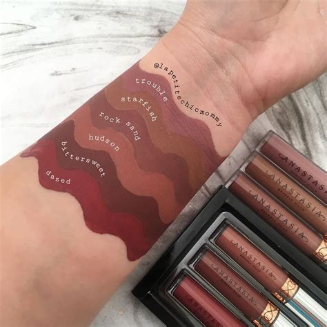 •leslie• On Instagram Swatches Of Anastasiabeverlyhills Liquid