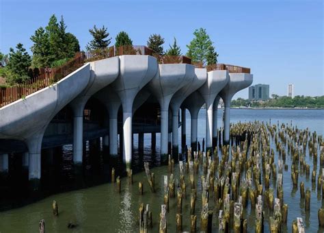 Little Island El Nuevo Parque Que Flota Sobre El Río Hudson En Nueva