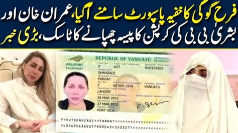 Farah Gogis Fake Passport Leaked How Pti Did Money Laundering Neo