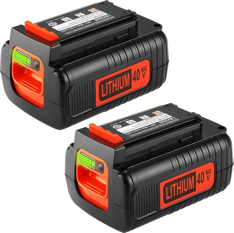 Antrobut 2pack 35ah 40 Volt Max Lithium Ion Battery Compatible With