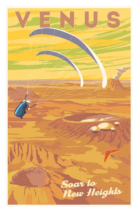 Venus Soar Postcard | stevethomasart