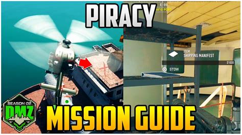 Piracy Mission Guide For Season 2 Warzone 2 0 DMZ DMZ Tips Tricks