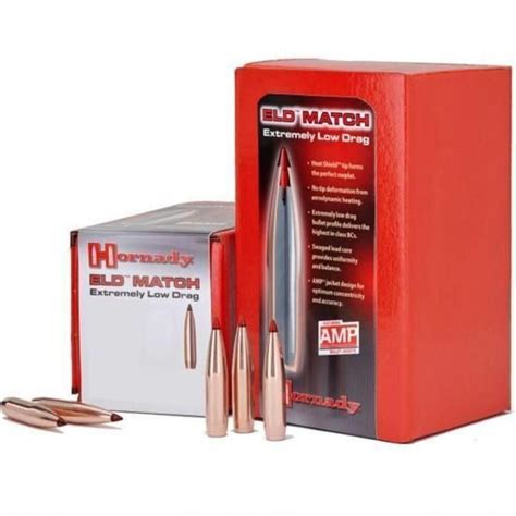 Bullseye North Hornady 22 Caliber 224 75 Grain ELD Match Bullets