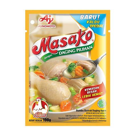 Masako Bumbu Penyedap Rasa Ayam 100g Lazada Indonesia