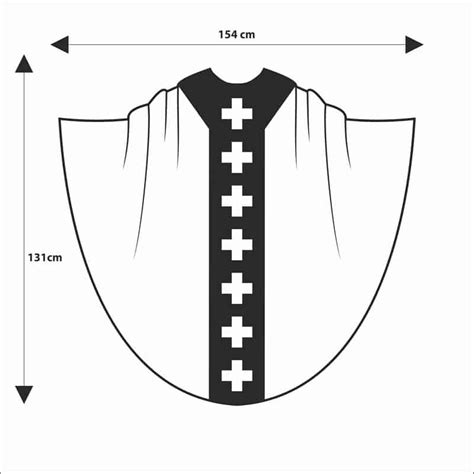 Chasuble With Embroidered Belt John Paul II Vestments Shop