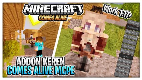 KERENNN ADDON COMES ALIVE MCPE Bisa Menikah Dan Punya Anak