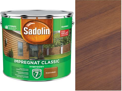 Sadolin Classic Hybrydowy Orzech W Oski L Cena Opinie