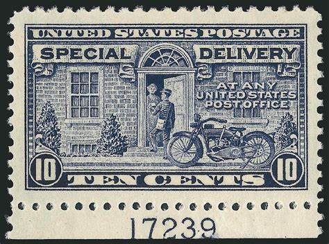 US Stamps Price Scott Catalogue E12 10c 1922 Special Delivery