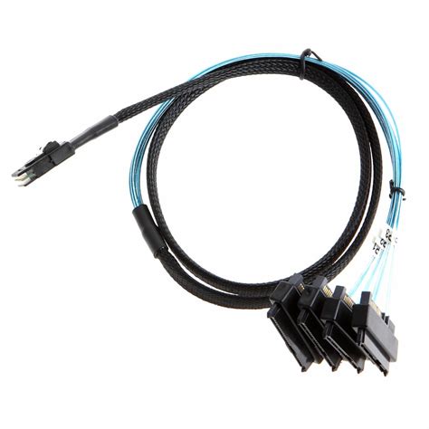 Mini Sas Cable SFF 8087 To 4 SFF 8482 Cable Fixpluselectronics