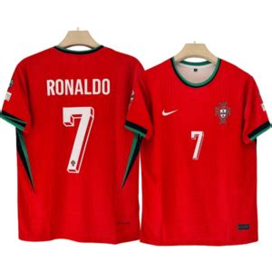 Cristiano Ronaldo Portugal 2024 Euro Home Jersey Cyberried Store