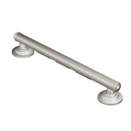 Moen In L Stainless Steel Grab Bar Brushed Lr D Gbn Zoro