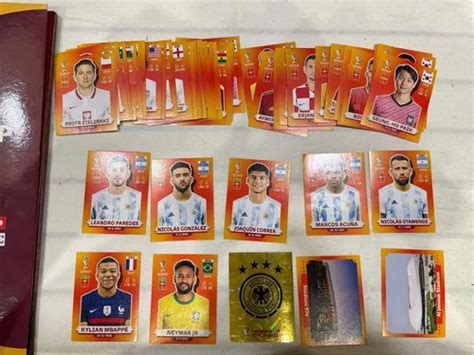 Lote De 50 Figuritas Sin Repetir Mundial Qatar 2022 Panini En Venta En