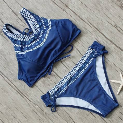 New Sexy Bikini High Neck Swimwear Women Swimsuit Brazilian Bikini Set