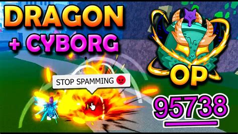 Destroying Teamers With Dragon And Cyborg V Blox Fruits Youtube