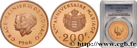 Monaco Principaut De Monaco Rainier Iii Francs Or Dixi Me