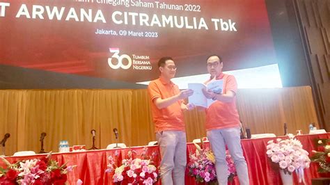 Arwana Citramulia Raup Laba Pemegang Saham Bakal Terima Dividen Rp