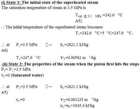 Solved A Pistoncylinder Device Initially Contains Steam At 3 5 MPa