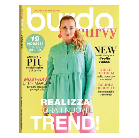 Burda BURDA CURVY 2023 3 Numeri Abbonamento